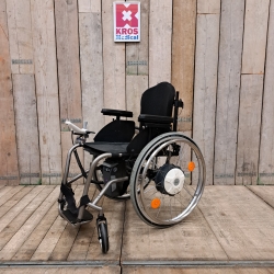 Aktivní invalidní vozík Ti Lite titanium s pohonem Alber e-fix E-35// zánovní