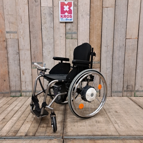 Aktivní invalidní vozík Ti Lite titanium s pohonem Alber e-fix E-35// zánovní