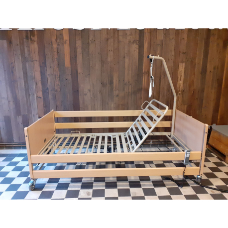 Polohovací postel s dřevěnými bočnicemi Thuasne