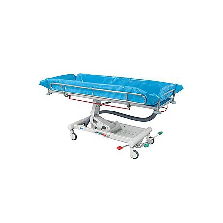 Sprchovací lehátko, hydraulické