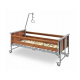 Polohovací postel s dřevěnými bočnicemi a dřevěnými čely-Bock Domiflex 2