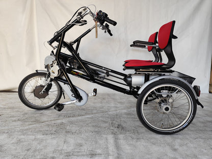 Elektrické tříkolové tandemové kolo Van Raam Fun2Go Crystalite (32E)
