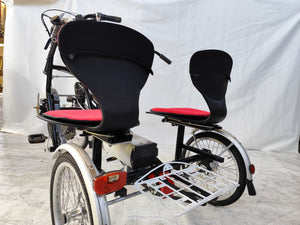 Elektrické tříkolové tandemové kolo Van Raam Fun2Go Crystalite