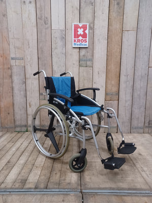 Mechanický invalidní vozík Excel G-Lite - 01 - použitý - skládací -
