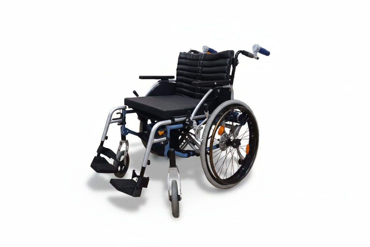 Mechanický vozík skládací Excel G5 s pohonem pro doprovod AAT V-max - 01