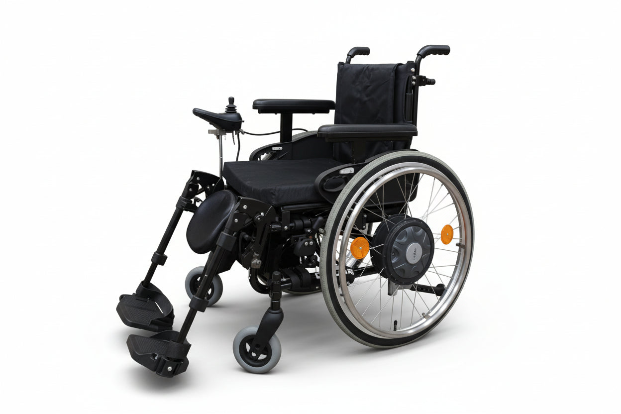 Mechanický vozík skládací Quickie IC Activ s pohonem Alber E-Fix 25 // 02 //