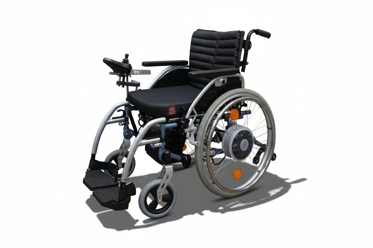 Mechanický vozík skládací Excel G5 Modular s pohonem Alber E-Fix 25 // 01 //