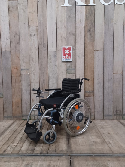 Mechanický vozík skládací Excel G5 Modular s pohonem Alber E-Fix 25 - 02 - použitý -