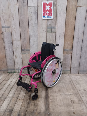 Aktivní vozík Quickie Youngster3 - SU48 - zánovní - skládací -