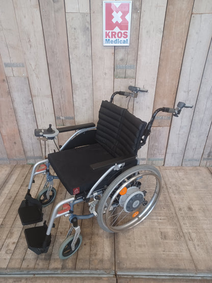 Mechanický vozík Excel Modular5 s pohonem ALBER E-Fix 26 XXL batery box - repasovaný -