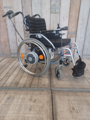 Mechanický vozík Excel Modular5 s pohonem ALBER E-Fix 26 XXL batery box - repasovaný -