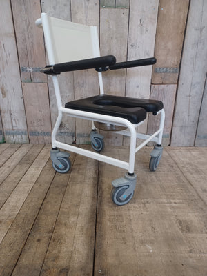 Sprchovací a WC židle Handicare - 03 - lehce použitá/repasovaná - nízký sed -