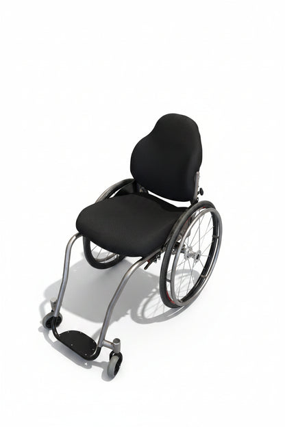 Aktivní vozík Hi Lite HLT3101 – titanový rám, šíře sedu 42 cm