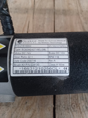 Elektromotor s převodovko pro el. vozík QUICKIE SALSA // 220-250W //