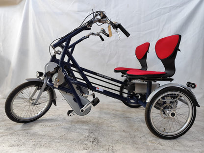 Elektrické tříkolové tandemové kolo Van Raam Fun2Go VR2F (31E)