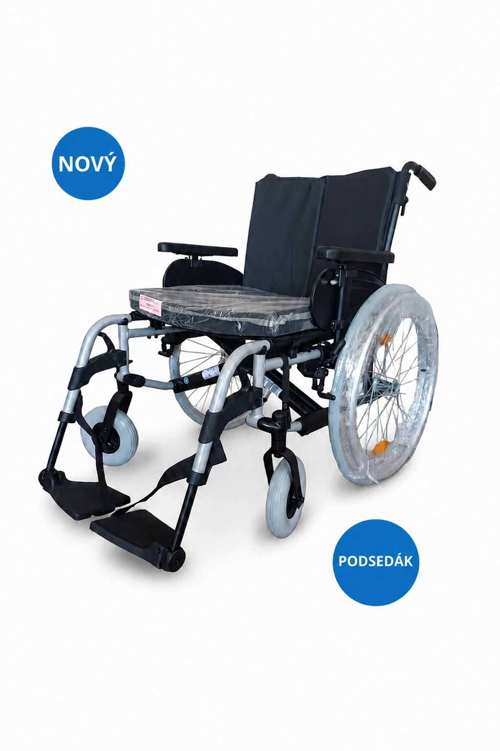 Mechanický vozík Breezy RUBIX2 XL   Šíře sedu  52cm Nový