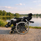 Polohovací mechanický vozík HANDICARE EXIGO 30   Šíře sedu: 42 cm