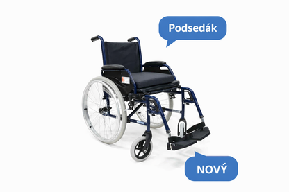 Mechanický vozík VERMEIREN JAZZ 50 – šíře sedu 48 cm Nový