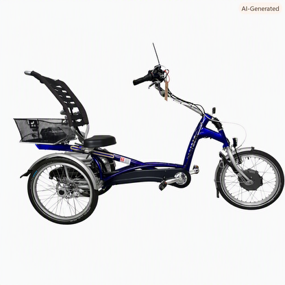 Elektrické tříkolové kolo Van Raam Easy Rider motor Crystalyte 36 V 250 W