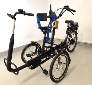 Elektrické tandemové kolo Huka Co‑Pilot 3/26   motor Bafang