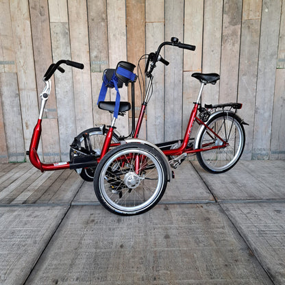 Tandemové tříkolka HUKA Co-Pilot 3 - 01 - zánovní - manuální -