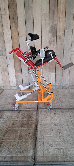 Sprchovací a toaletní křeslo Vitaflex Toba Junior - 01 - požitý - elektrické -