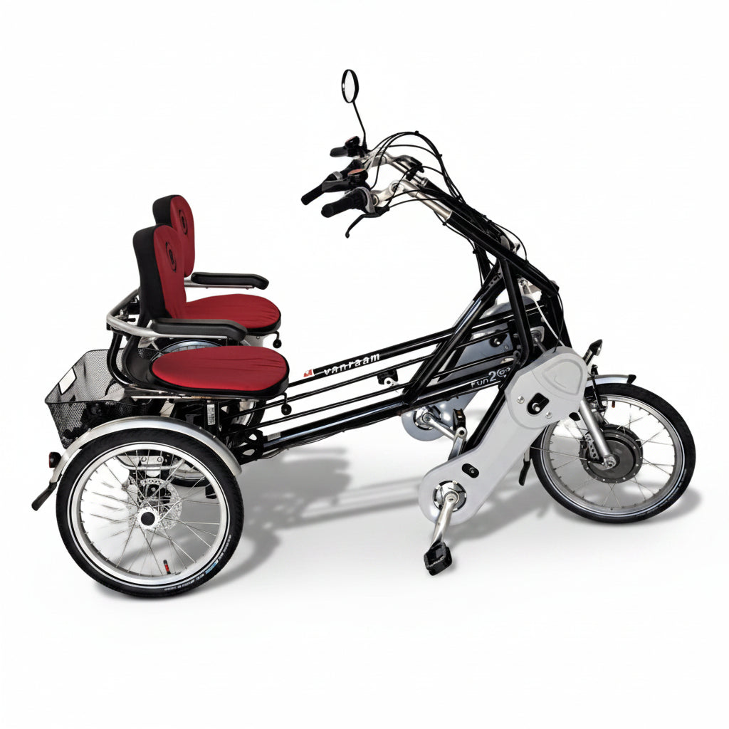 Elektrické tříkolové tandemové kolo Van Raam Fun2Go VR1F 250 W,36V