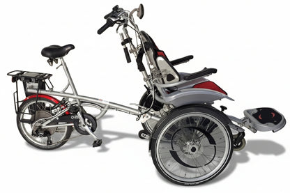 Tříkolové kolo Van Raam O‑Pair 2 – motor Crystalyte Silent HT