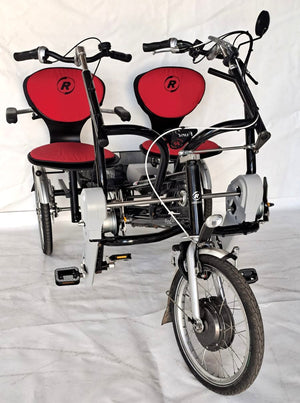Elektrické tříkolové tandemové kolo Van Raam Fun2Go VR1F 250 W,36V