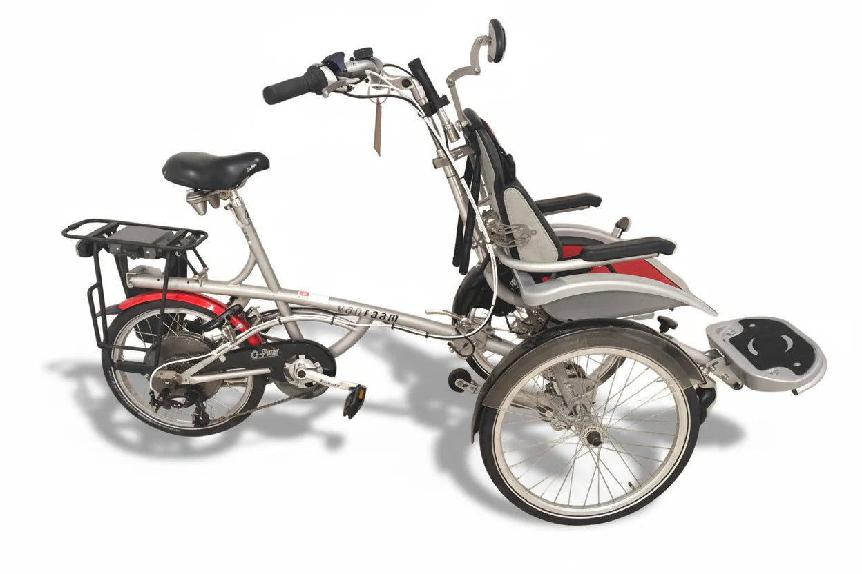 Tříkolové kolo Van Raam O‑Pair 2 – motor Crystalyte 2